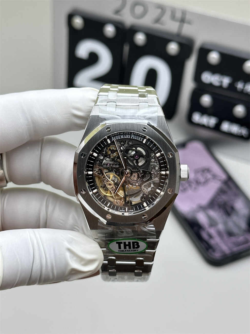 Audemars Piguet 15407 Replica – Royal Oak Double Balance Wheel Openworked 41mm Super Clone