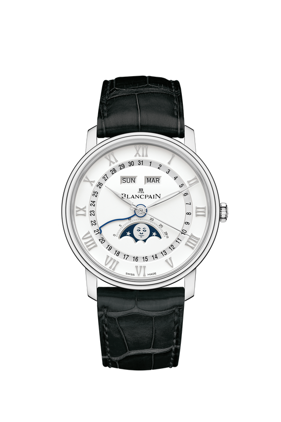 Blancpain Replica Watch Villeret Ultra Slim Moonphase and Complete Calender, Stainless Steel, 40 mm, 6654A-1127-55B
