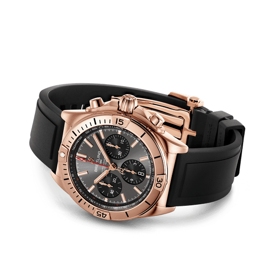 Breitling Replica Watch Chronomat B01 42, 18k Red Gold, RB0134101B1S1