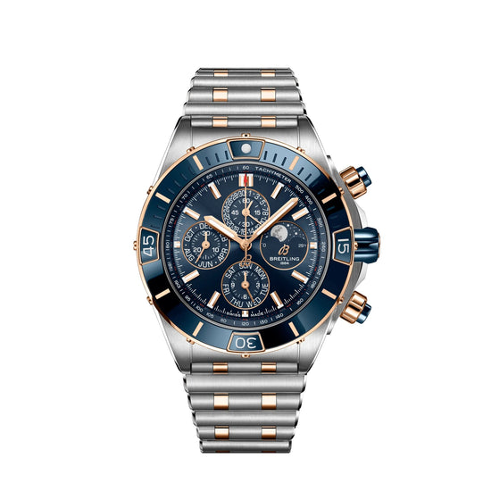 Breitling Replica Watch Super Chronomat 44 Four-Year Calendar Stainless Steel  & 18k Red Gold U19320161C1U1