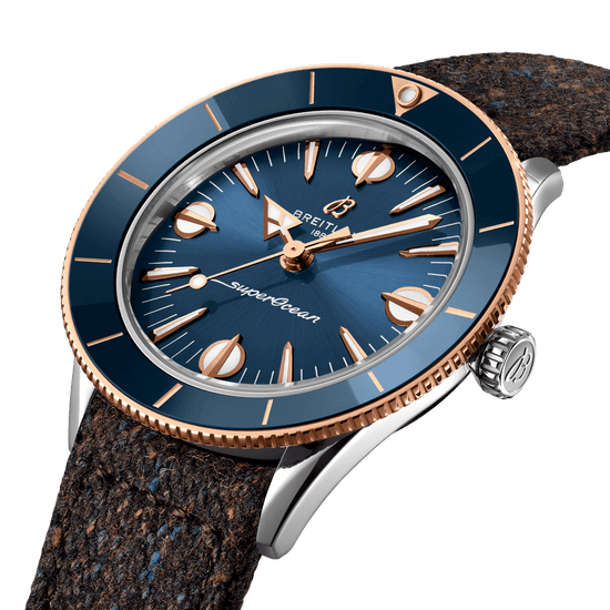 Breitling Replica Watch Superocean Heritage  57 Highlands, 38mm, Stainless steel and 18k Red Gold, U10340161C1A1
