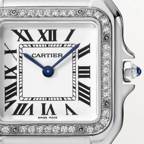 Cartier Replica Watch Panthère de Cartier Replica Watch, Stainless Steel, Diamonds, 29mm x 37mm, W4PN0018