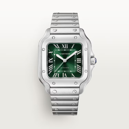 Cartier Replica Watch Santos de Cartier Replica Watch, Stainless Steel, 41.9mm x 35.1mm, WSSA0061