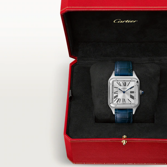 Cartier Replica Watch Santos Dumont de Cartier Replica Watch, Stainless Steel, 43.5mm x 31.4mm, WSSA0022