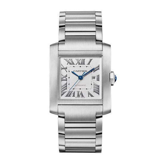 Cartier Replica Watch Tank Francaise de Cartier Replica Watch, Medium Stainless Steel, 32mm x 27mm, WSTA0074