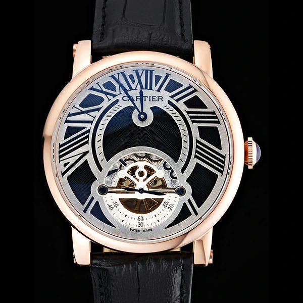 Cartier Rotonde Flying Tourbillon Black Dial new59856