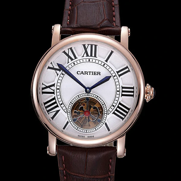 Cartier Rotonde Flying Tourbillon White Dial new59872