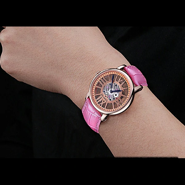 Cartier Rotonde Skeleton Flying Tourbillon Pink new59878