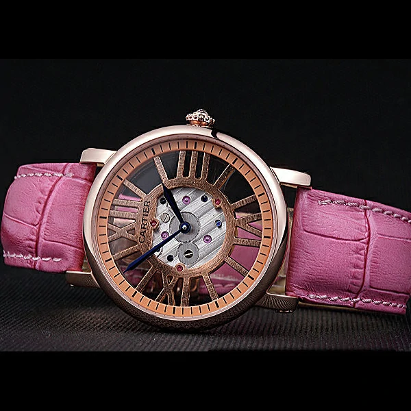 Cartier Rotonde Skeleton Flying Tourbillon Pink new59878