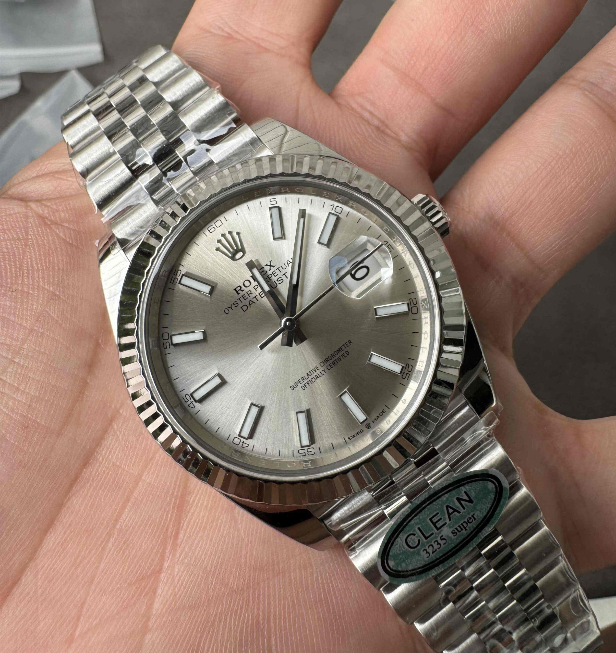 Datejust 126334 Silver Dial – 41mm, 3235 Movement, 904L Steel