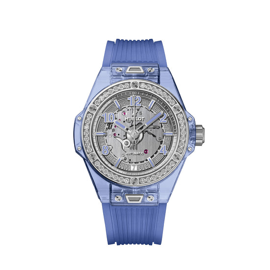 Hublot Replica Watch Big Bang ONE CLICK BLUE SAPPHIRE DIAMONDS 465.JL.4802.RT.1204