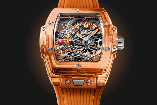 Hublot Replica Watch Spirit of Big Bang TOURBILLON ORANGE SAPPHIRE 645.JO.0120.RT