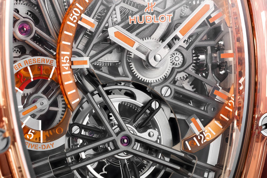 Hublot Replica Watch Spirit of Big Bang TOURBILLON ORANGE SAPPHIRE 645.JO.0120.RT