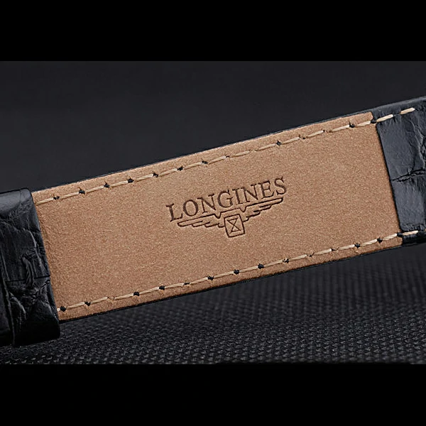 Longines La Grande Classique Black Dial Black Leather Band Homme new60032