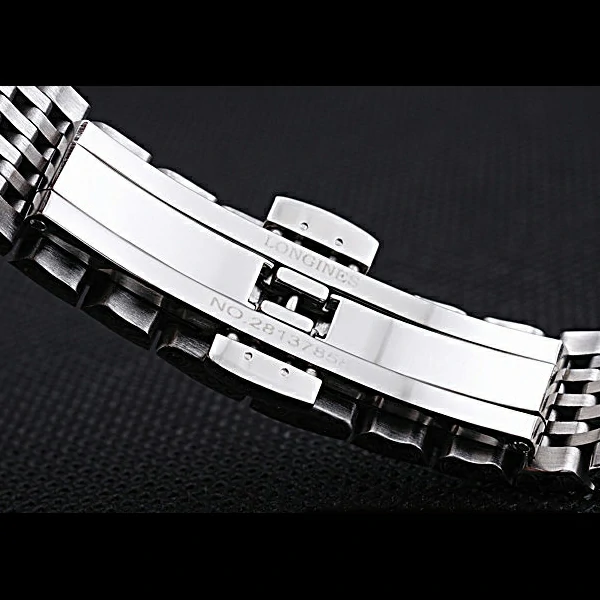 Longines La Grande Classique Stainless Steel White Dial Diamond Bezel Femme new60011