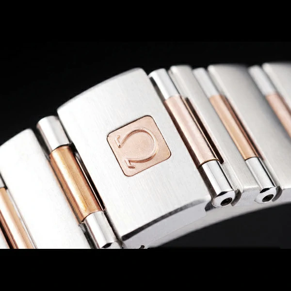 Omega Constellation Jewelry Rose Gold Case Omega Emblem White Dial new58141