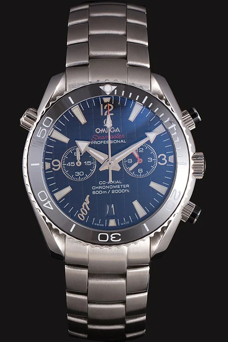 Omega James Bond Skyfall Chronometer Watch with Black Dial and Black Bezel new116461
