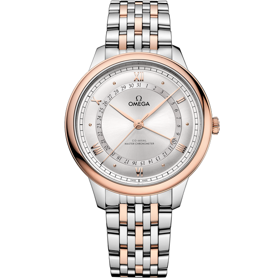 Omega Replica Watch De Ville Prestige, Stainless Steel and 18k Sedna™ Gold, 42 mm, 434.20.42.22.02.001