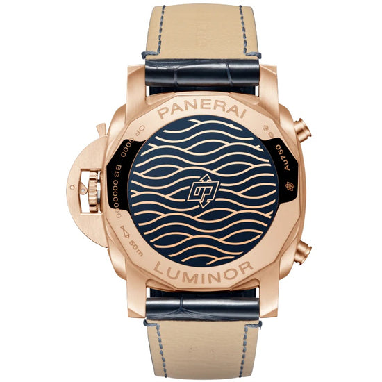 Panerai Replica Watch Luminor Chrono Goldtech™ Blu Notte PAM01111