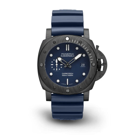 Panerai Replica Watch Submersible QuarantaQuattro Carbotech™ Blu Abisso PAM01232