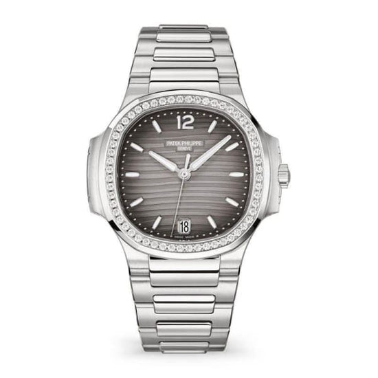 Patek Philippe Replica Watch Nautilus Ladies Automatic Watch, Stainless Steel and Diamonds, 35,2mm, 71181/200A-011