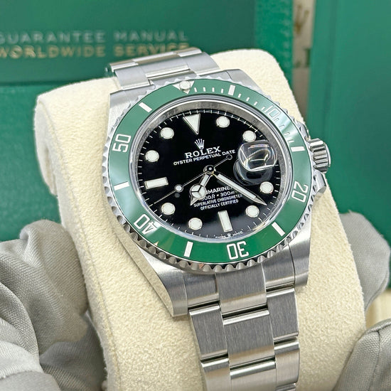 Pre-owned Rolex Replica Watch Submariner Date Oystersteel, MK1 Bezel, 126610LV-0002