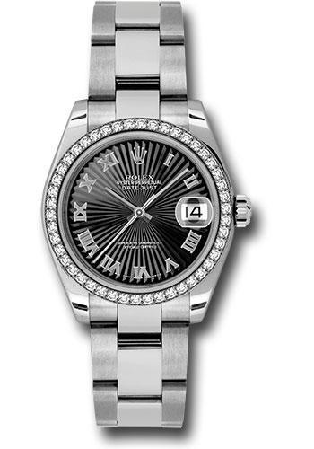 Replica Rolex Datejust 31mm Watch 178384bksbro