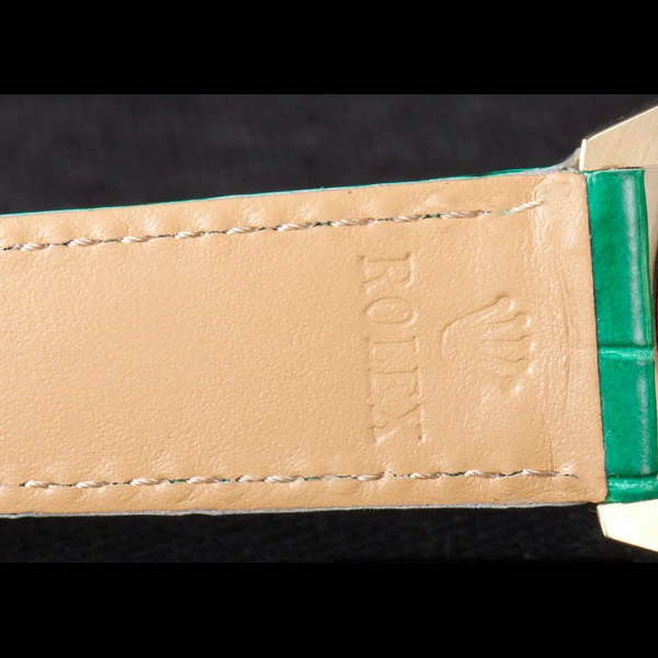 Rolex Day Date Oyster Collection Green Leather Band new59563
