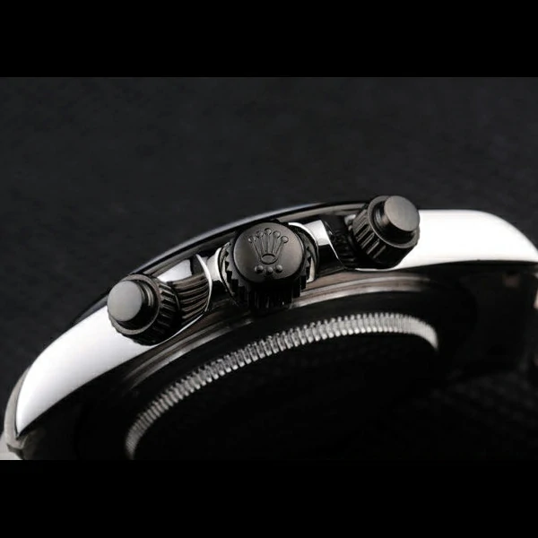 Rolex Daytona Stainless Steel Black Enameled Black Dial new58045