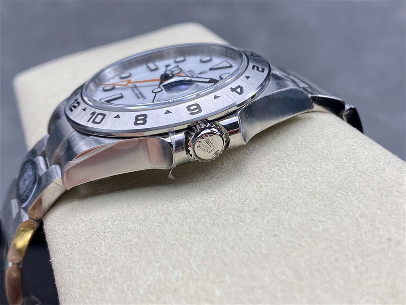 Rolex Explorer 2 Homage – 42mm Polar White Stainless Steel Automatic Watch