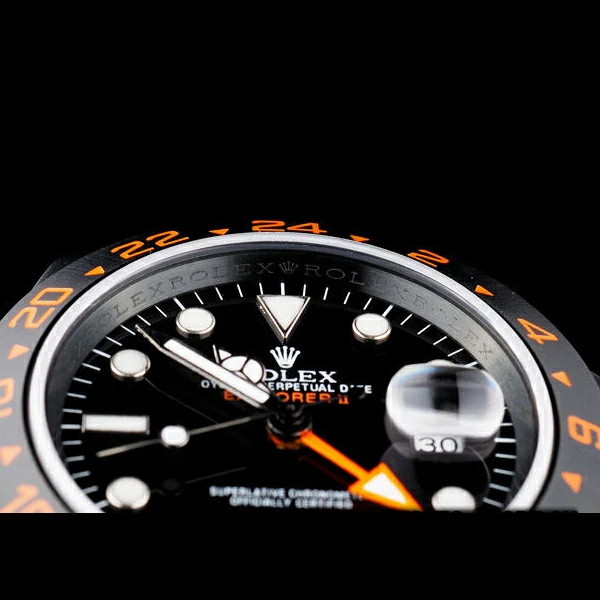 Rolex Explorer Black Ceramic Bezel Black Dial Tachymeter new58724