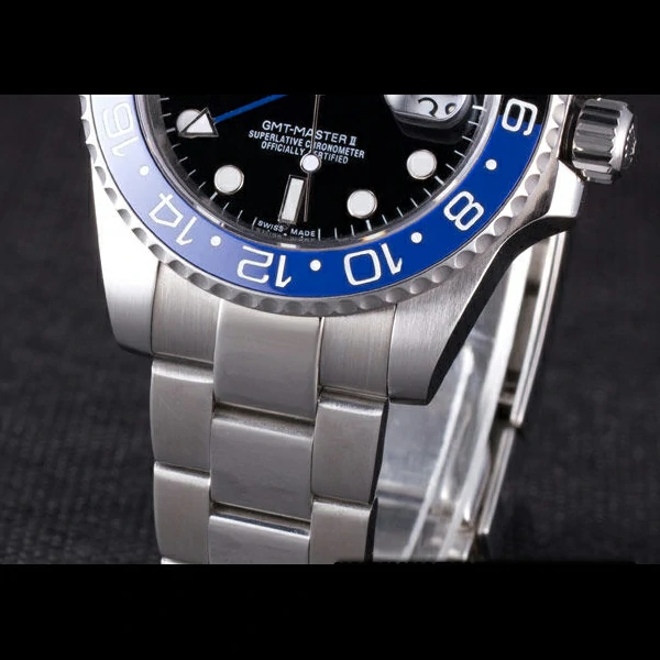 Rolex GMT MASTER II BLACK/BLUE BEZEL 2013 new59478