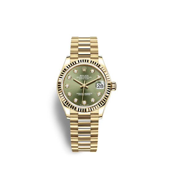 Rolex Replica Watch Datejust 31, 18k Yellow Gold, 278278-0011