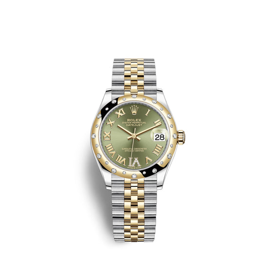 Rolex Replica Watch Datejust 31, Oystersteel, 18kt Yellow Gold and diamonds, 278343RBR-0016