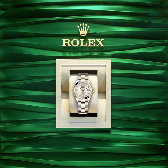 Rolex Replica Watch Datejust 31, Oystersteel, 18kt Yellow Gold and diamonds, 278343RBR-0019