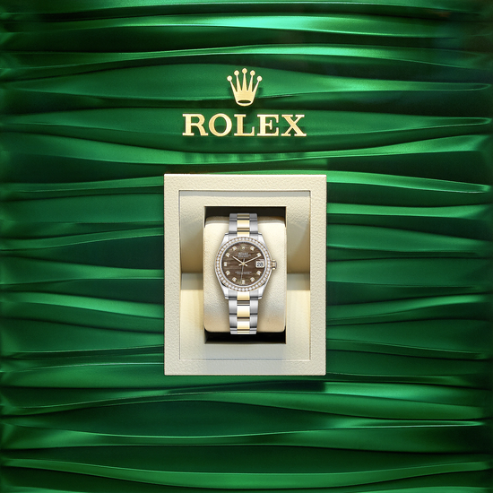 Rolex Replica Watch Datejust 31, Oystersteel, 18kt Yellow Gold and diamonds, 278383RBR-0023