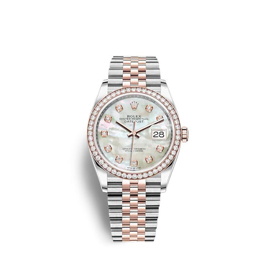 Rolex Replica Watch Datejust 36 Oystersteel and Everose gold 126281RBR-0009
