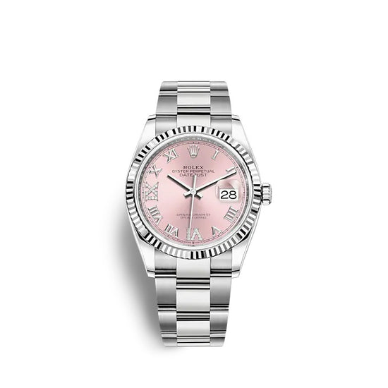 Rolex Replica Watch Datejust 36 Oystersteel and white gold 126234-0032