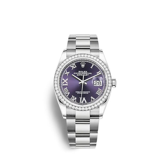 Rolex Replica Watch Datejust 36 Oystersteel and white gold 126284RBR-0014
