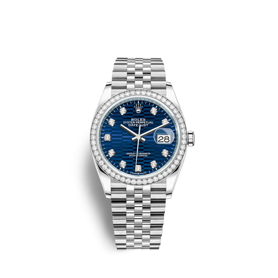 Rolex Replica Watch Datejust 36mm, Oystersteel and 18k White Gold, 126284rbr-0049