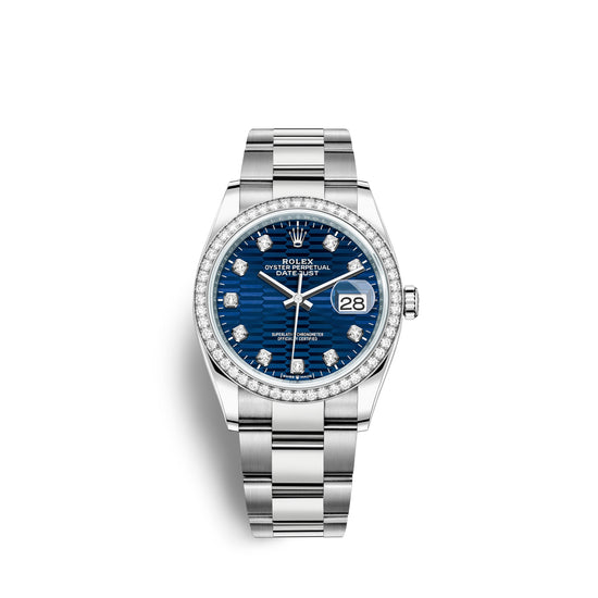 Rolex Replica Watch Datejust 36mm, Oystersteel and 18k White Gold, 126284rbr-0050