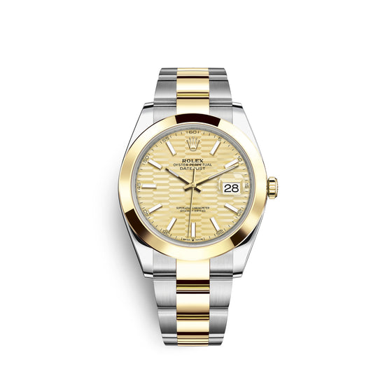 Rolex Replica Watch Datejust 41mm, Oystersteel and 18k Yellow Gold, 126303-0021
