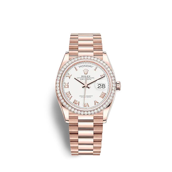 Rolex Replica Watch Day-Date 36 Everose gold 128345RBR-0054