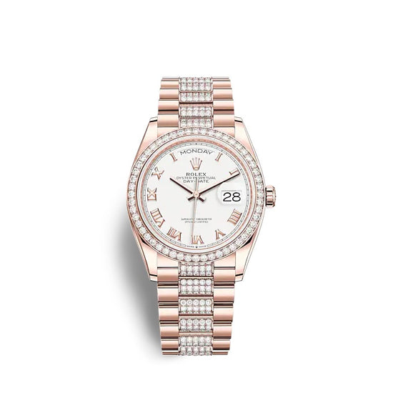 Rolex Replica Watch Day-Date 36 Everose gold 128345RBR-0055
