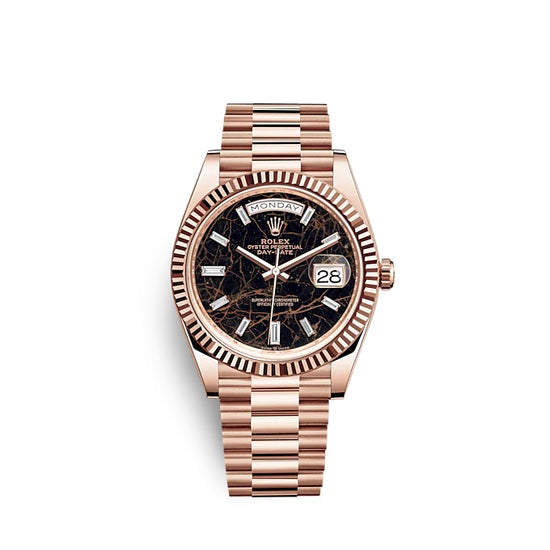 Rolex Replica Watch Day-Date 40 Everose gold 228235-0045