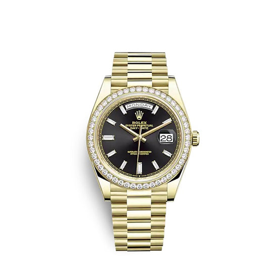 Rolex Replica Watch Day-Date 40 Yellow gold 228348RBR-0001