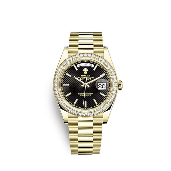 Rolex Replica Watch Day-Date 40 Yellow gold 228348RBR-0004