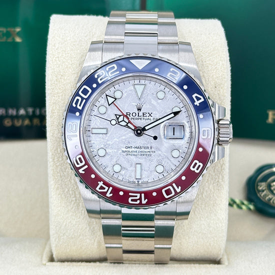Rolex Replica Watch GMT-Master II 18 ct white gold 126719BLRO-0002