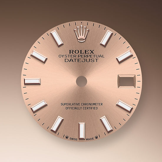 Rolex Replica Watch Lady-Datejust 28, 18k Everose Gold, 279175-0026