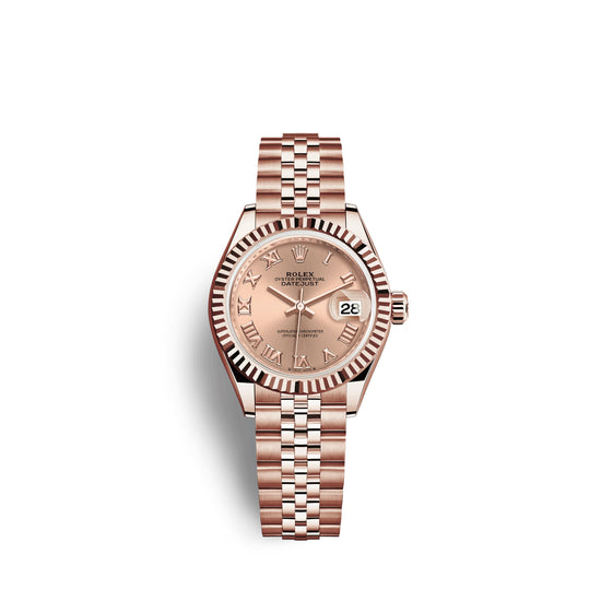 Rolex Replica Watch Lady-Datejust 28, 18k Everose Gold, 279175-0028